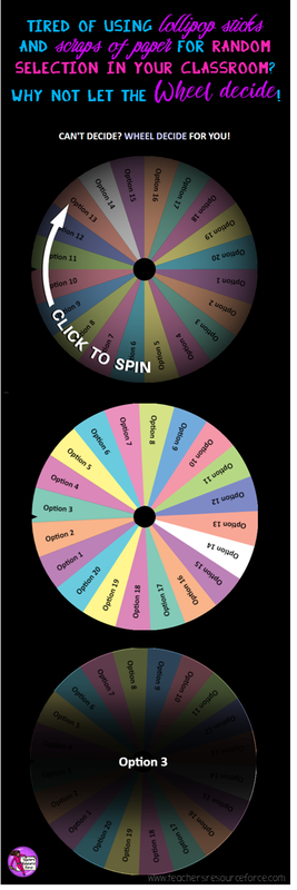 wheel decide: random selection in your classrooom
